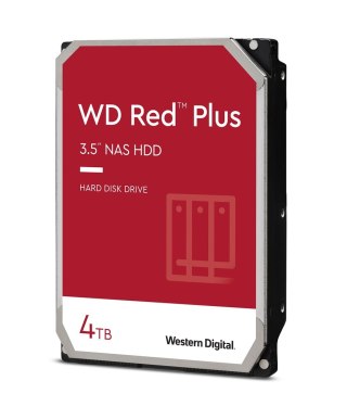 Dysk HDD WD Red Plus WD40EFPX (4 TB ; 3.5"; 256 MB; 5400 obr/min)