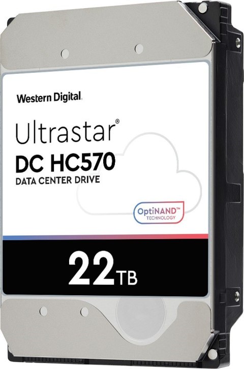 Dysk serwerowy HDD Western Digital Ultrastar DC HC570 WUH722222ALE6L4 (22 TB; 3.5"; SATA)