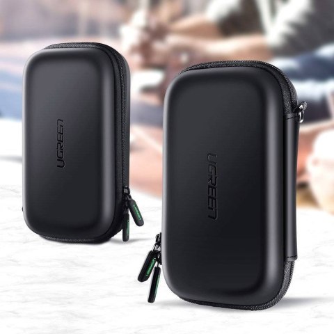 Ugreen Etui na dysk twardy HDD i akcesoria (16,5 x 9,5 x 4,5 cm; czarny)