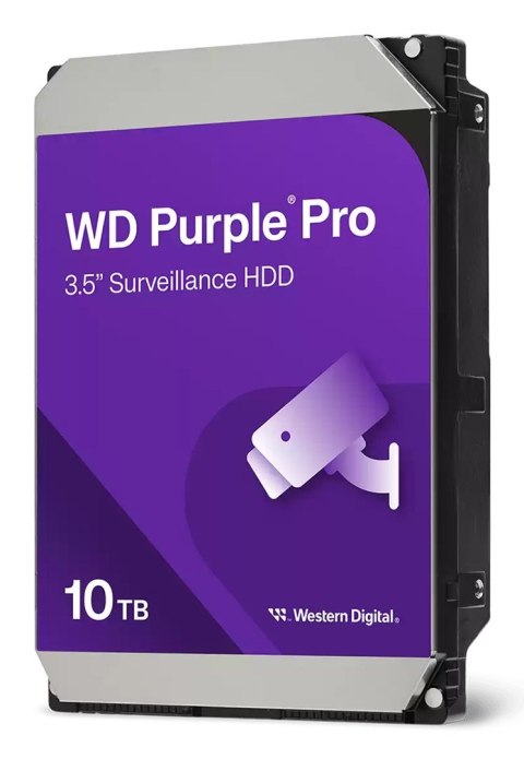 Dysk HDD WD Purple Pro WD102PURP (10 TB ; 3.5"; 256 MB; 7200 obr/min)