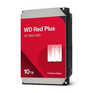 Dysk HDD WD Red Plus WD100EFGX (10 TB ; 3.5"; 512 MB; 7200 obr/min)