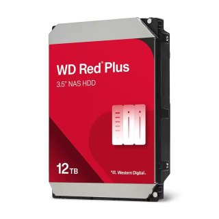 Dysk HDD WD Red Plus WD120EFGX (12 TB ; 3.5"; 512 MB; 7200 obr/min)