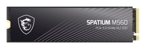 Dysk SSD MSI SPATIUM M560 1TB PCIe 5.0 NVMe 2.0 M.2 2280