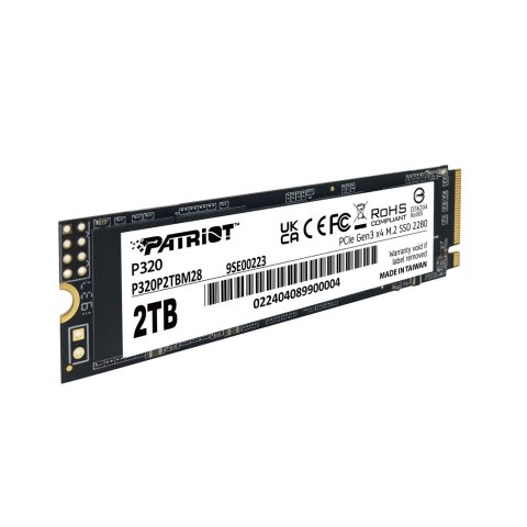 Patriot Viper SSD P320 M.2 PCI-Ex4 NVMe 2TB 3GB/s