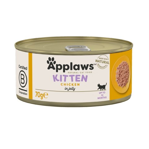 APPLAWS Natural Cat Food Kitten Kurczak - mokra karma dla kota - 70g