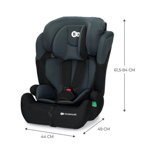 Kinderkraft fotelik COMFORT UP i-Size 9-36kg Czarny