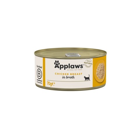 Applaws Cat Tin Chicken Breast 6x70g
