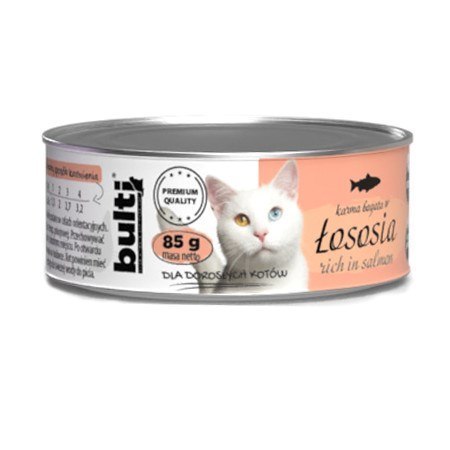 BULTI mielonka bogata w łososia dla kota 85g