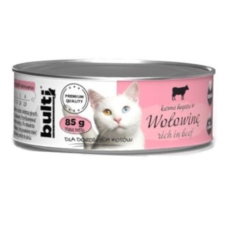 BULTI mielonka bogata w wołowinę dla kota 85g