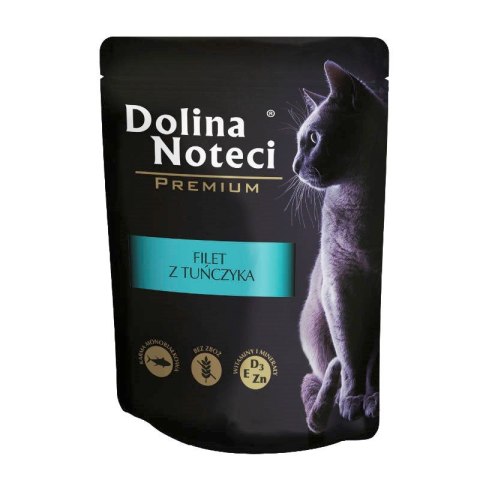 DOLINA NOTECI Premium filet z tuńczyka w sosie - mokra karma dla kota - 85g