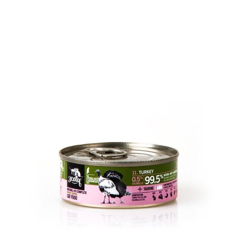 3Coty TURKEY with Chlorella Weight Control for Sterilised and Overweight cats 80g