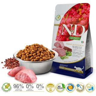 FARMINA N&D Quinoa Weight Management Lamb - sucha karma dla kota - 5kg