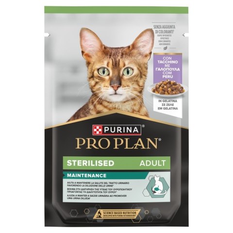 PURINA PRO PLAN STERILISED z Indykiem w Galaretce 85g