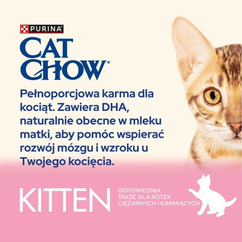 PURINA CAT CHOW Kitten Chicken - sucha karma dla kociąt - 1,5 kg