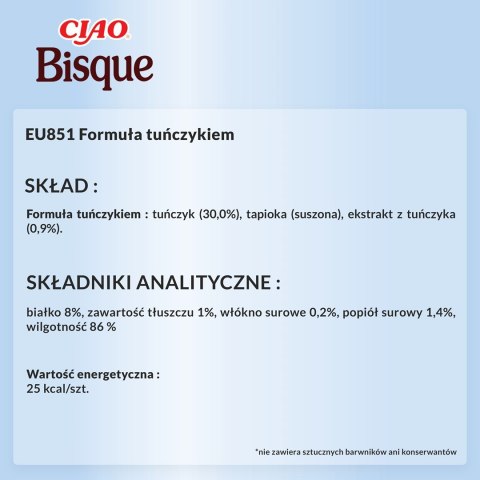 INABA CAT CIAO BISQUE TUNA 40g