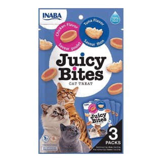 INABA CAT JUICY BITES CHICKEN/TUNA FLAVOUR 3x11,3g