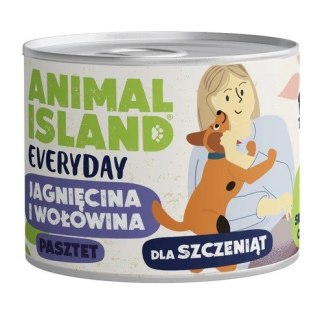 ANIMAL ISLAND Everyday wołowina i jagnięcina dla szczeniąt puszka 185g