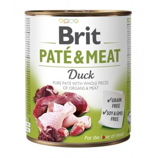 BRIT PATE&MEAT DUCK 800