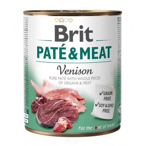 BRIT PATE&MEAT VENISON 800g