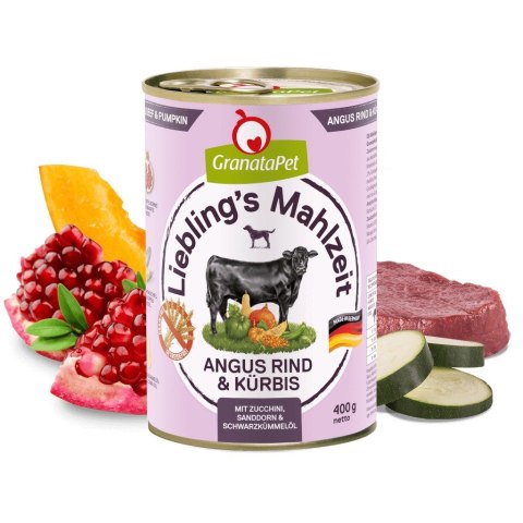 GranataPet Liebling´s Mahlzeit wołowina i dynia mokra karma dla psa 800g