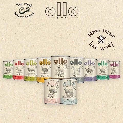 Ollo Pure Indyk 850g