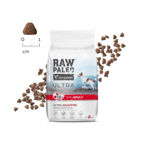 VetExpert Raw Paleo Ultra Wołowina Mini Adult 2kg (WYPRZEDAŻ)