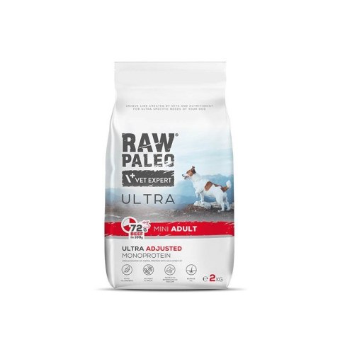 VetExpert Raw Paleo Ultra Wołowina Mini Adult 2kg (WYPRZEDAŻ)