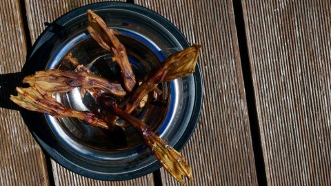 BULT Kacze łapki dla psa 100g