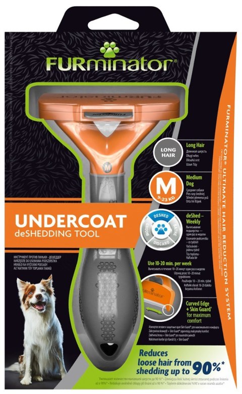 FURminator - furminator dla psów długowłosych - M