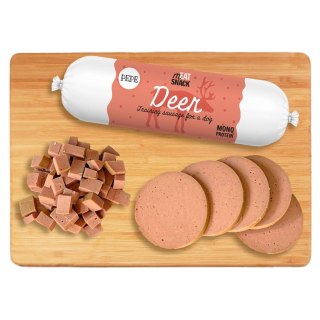 Paka Zwierzaka Pepe kiełbaski meat snack jeleń 200g