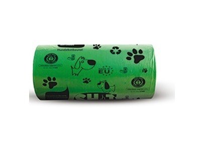 RESACO Bioworki na odchody 24 rolki x 15 szt zielony