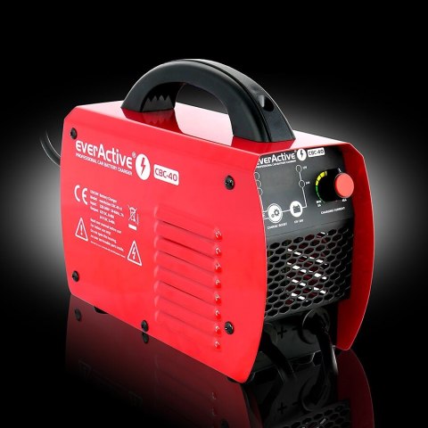 EVERACTIVE PROSTOWNIK SAMOCHODOWY Z ROZRUCHEM, INWERTEROWY, DO AKUMULATORA12V/24V CBC40 (WYPRZEDAŻ)