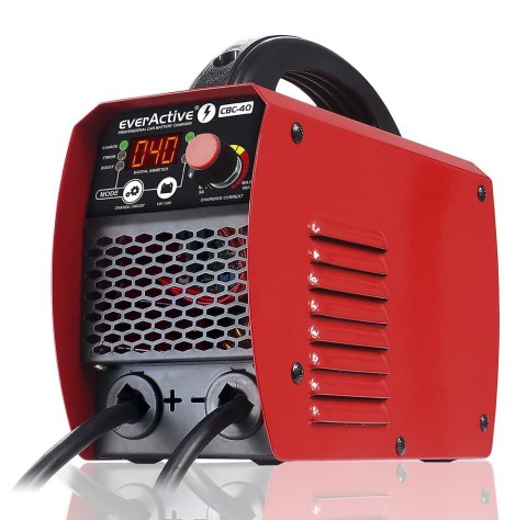 EVERACTIVE PROSTOWNIK SAMOCHODOWY Z ROZRUCHEM, INWERTEROWY, DO AKUMULATORA12V/24V CBC40 (WYPRZEDAŻ)