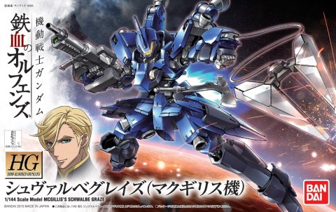 Figurka kolekcjonerska BANDAI HG 1/144 MCGILLIS`S SCHWALBE GRAZE