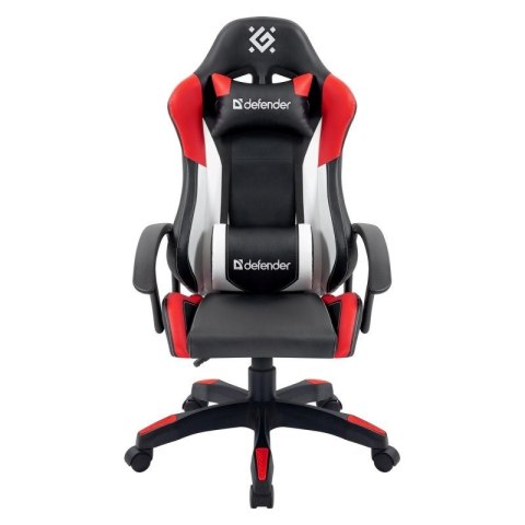 DEFENDER FOTEL CRATER CZERWONO-CZARNY GAMING