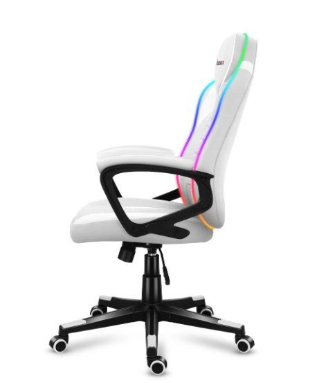 Fotel gamingowy Huzaro Force 2.5 RGB WHITE MESH