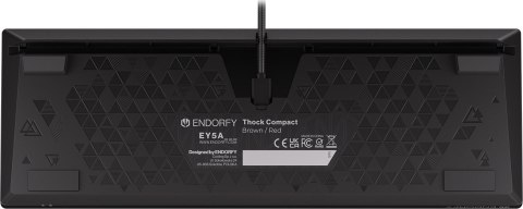 Klawiatura gamingowa ENDORFY Thock Compact Red