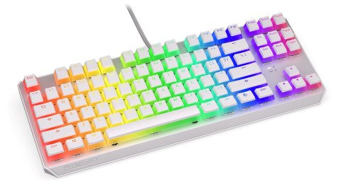 Klawiatura gamingowa ENDORFY Thock TKL Pudding Onyx White Brown RGB