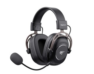 Słuchawki gamingowe Havit 2.4G H2002YG (czarno-ochrowy)