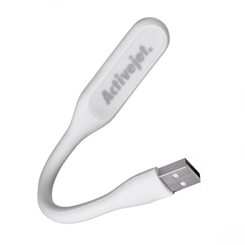 Activejet Lampka do komputera czytania USB 5V Biała