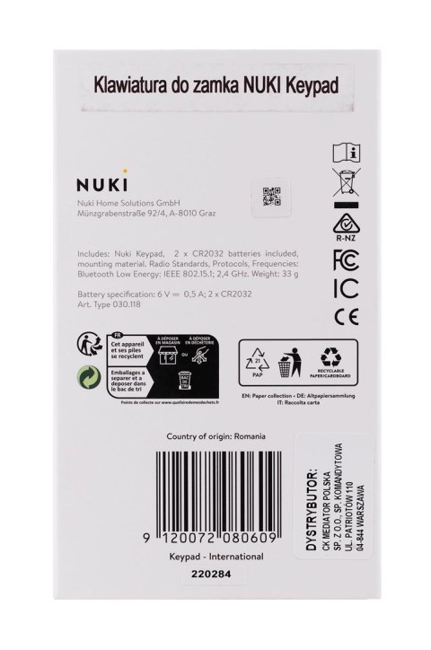 Nuki Keypad