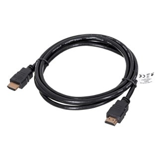 Kabel Lanberg CCS CA-HDMI-11CC-0018-BK (HDMI M - HDMI M; 1,8m; kolor czarny)