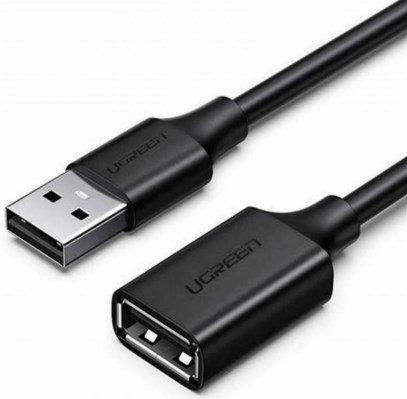 Ugreen przewód przejściówka USB(żeński) - USB (męski) 2m (czarny)