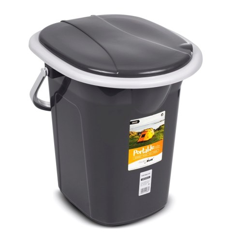 GREENBLUE TOALETA PRZENOŚNA TURYSTYCZNA, ANTRACYTOWA GB320AG