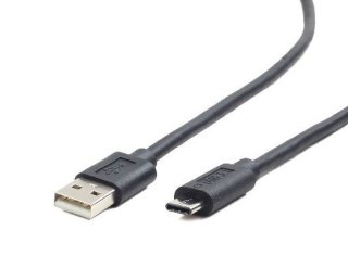 Kabel GEMBIRD CCP-USB2-AMCM-1M (USB 2.0 M - USB typu C M; 1m; kolor czarny)