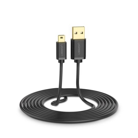 Ugreen kabel USB - mini USB 480 Mbps 3 m US132 (czarny)