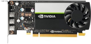 Karta graficzna Nvidia T400 4GB, GDDR6, 3x mini DisplayPort, 30W,PCI Gen3 x16, FH ATX bracket (WYPRZEDAŻ)