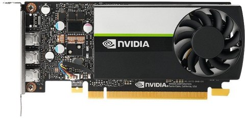 Karta graficzna Nvidia T400 4GB, GDDR6, 3x mini DisplayPort, 30W,PCI Gen3 x16, FH ATX bracket (WYPRZEDAŻ)