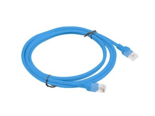 Patchcord UTP Lanberg PCU6-10CC-0200-B (RJ45 - RJ45 ; 2m; UTP; kat. 6; kolor niebieski)