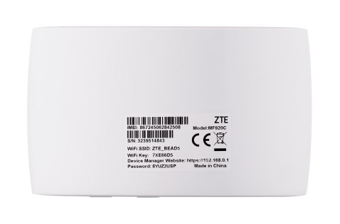 Router ZTE MF920C